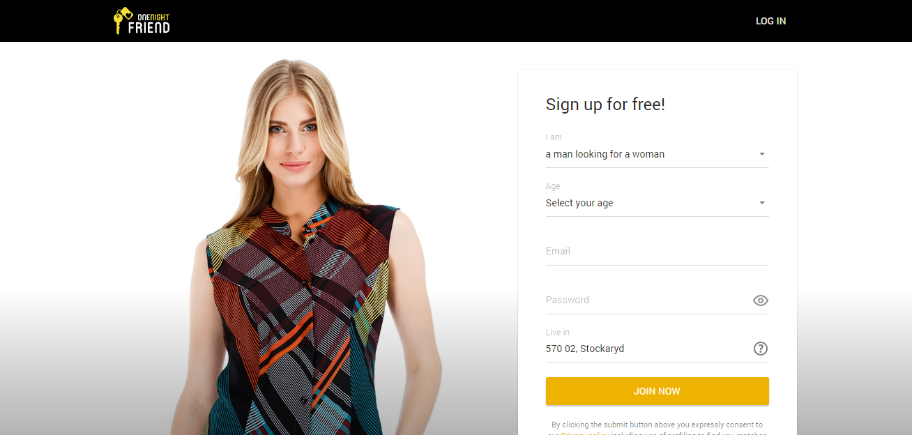 OneNightFriend Review UPDATED 2024 Free Hookups Sites
